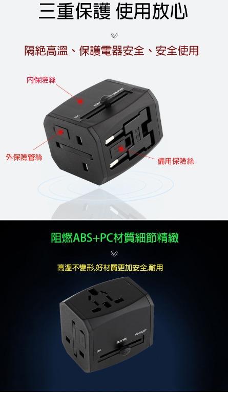 DCH0000002 旅行插頭全球通多功能萬用轉換插頭9