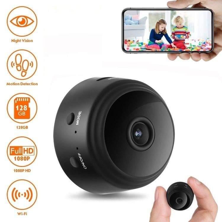 DCM0000001 1080P高清紅外夜視攝像頭內置電池廣角鏡wifi連接0