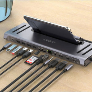 十二合一TYPE-C 3.0HUB分插器 雙HDMI 4K 外接PD3.0供電帶散熱 DMA0000006 十二合一TYPE C 3.0HUB分插器 雙HDMI 4K 外接PD3.0供電帶散熱 12 300x300