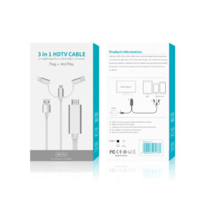 DMA0000013 三合一手機hdmi通用同屏線適用於iPhone三星華為手機轉接大屏1080 17 300x300