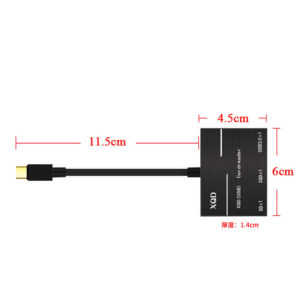 DMA0000015 XQD2.0讀卡器 Type C介面帶USB SD（HC）三合一 18 300x300