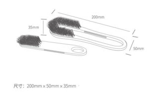 HCL0000004 日本Imakara可拆分多功能鞋刷帆布鞋清潔刷長柄鞋刷洗鞋神器 007 300x223