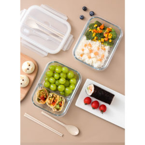 HKI00000039 分隔耐熱400°C玻璃保鮮盒冷藏不失原味 17 300x300