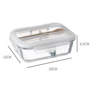 HKI00000039 分隔耐熱400°C玻璃保鮮盒冷藏不失原味 8 300x300