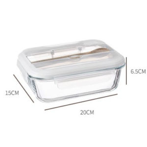 HKI00000039 分隔耐熱400°C玻璃保鮮盒冷藏不失原味 9 300x300