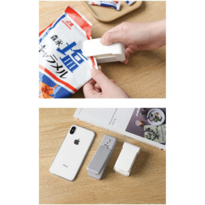 日本Imakara充電式便攜小型迷你封口機手壓式塑料袋膠袋封口神器 HKI00000042 日本充電式封口機電熱小型迷你便攜家用手壓式密封口器塑料袋膠袋神器 24 300x300