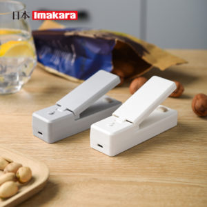 日本Imakara充電式便攜小型迷你封口機手壓式塑料袋膠袋封口神器 HKI00000042 日本充電式封口機電熱小型迷你便攜家用手壓式密封口器塑料袋膠袋神器 5 300x300