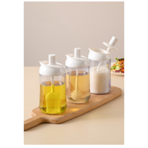 Imakara羹蓋合一新調味樽勺蓋二合一調味瓶調料樽刷油樽 HKI00000044 羹蓋合一新調味樽勺蓋二合一調味瓶調味罐廚房調料樽防潮罐調味罐密封調味罐蜂蜜樽調料樽刷油樽盐糖油蜜糖酱油豉油蚝油 2 300x300