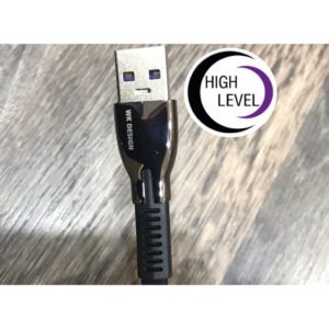 WK WDC 110a 5A USB轉Type C 聖士鋅合金數據線 線長 1m 顏色：黑色 1 300x300