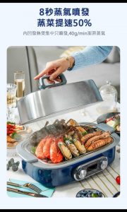 HUW000021 Morphy Richards摩飛 MR1168極速蒸鍋6L大容量蒸格8秒噴發蒸氣 2 180x300