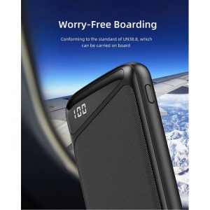 DPB0000014 Awei P103K 10000mAh LED燈電量顯示PD QC3.0 快速充電寶2A快速充電輸入同時為兩部裝置同時充電 6 300x300