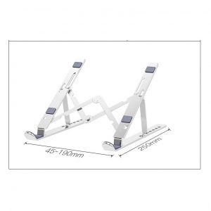 DSP0000004 金屬鋁合金折疊手提電腦NOTEBOOK電腦支架鋁合金桌面增高托架散熱調節支架改善低頭肩頸椎 3 300x300