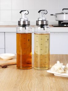 HKI00000052 日本500ML自動開合玻璃油壺防漏廚房醋壺 6 223x300