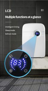 HLI0000003 遙控濕度顯示吸濕小飛象2500ML抽濕機家用小型臥室除濕器室內除潮 14 160x300