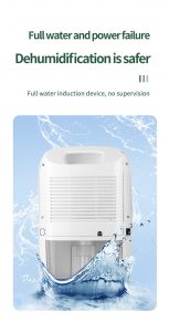 HLI0000003 遙控濕度顯示吸濕小飛象2500ML抽濕機家用小型臥室除濕器室內除潮 15 153x300