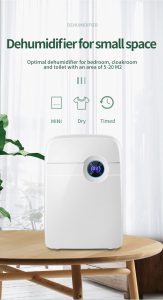 HLI0000003 遙控濕度顯示吸濕小飛象2500ML抽濕機家用小型臥室除濕器室內除潮 9 163x300