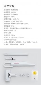 Deerma VC01無線吸塵機 5種吸塵組合TYPE-C快充1KG輕量化主機 HUW000029 Deerma DC1000 無線吸塵機 5種吸塵組合TYPE C快充1KG輕量化主機 21 146x300