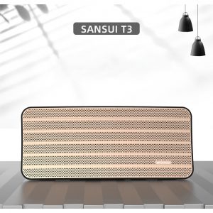 DSW0000012 山水T3山水調音師無線藍牙音箱雙喇叭復古家用客廳小型音響金屬鋁網10小時超長播放 6 300x300