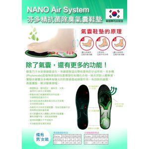 HSH0000018 澳洲 NANOSOLE NANO Air Pump 韓國製造全方位承托氣囊鞋墊舒緩足部疲勞改善扁平足 10 6 300x300