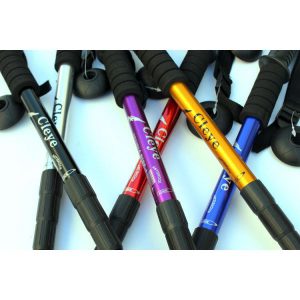 SCH0000001 意大利遠足行山防滑四節避震直柄T柄超輕鋁合金登山杖緩減沖擊 拐杖顏色隨機 216 300x300