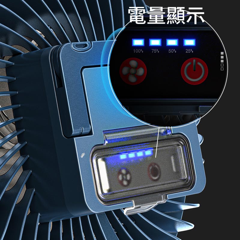 戶外便攜式多功能露營燈連風扇