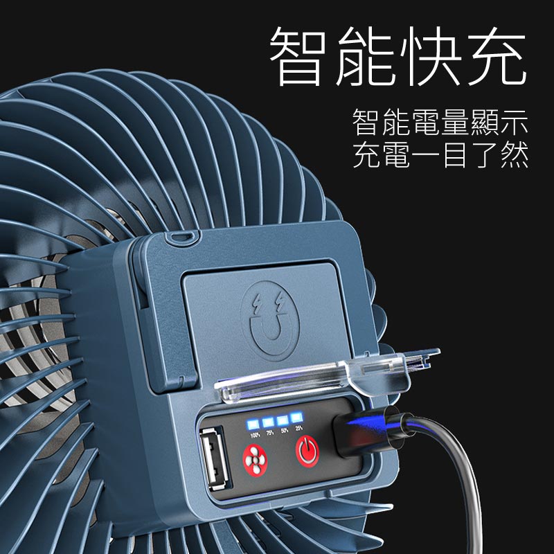 戶外便攜式多功能露營燈連風扇