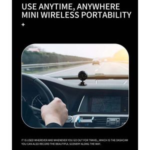 DCM0000004 AQ9高清智慧型網路wifi相機磁吸無線夜視遠程家用超小型監控攝像頭IP CAM支援128GB記憶卡 36 300x300