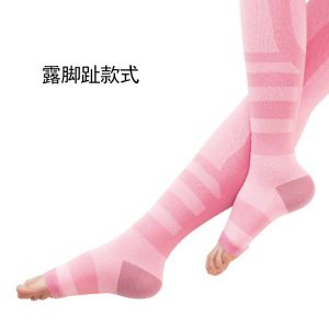 HSH0000059 血液循環、去除水腫、疏通淋巴腿部醫學加壓套 粉紅色兩件裝 日本製造NEEDS LABO 5 300x300