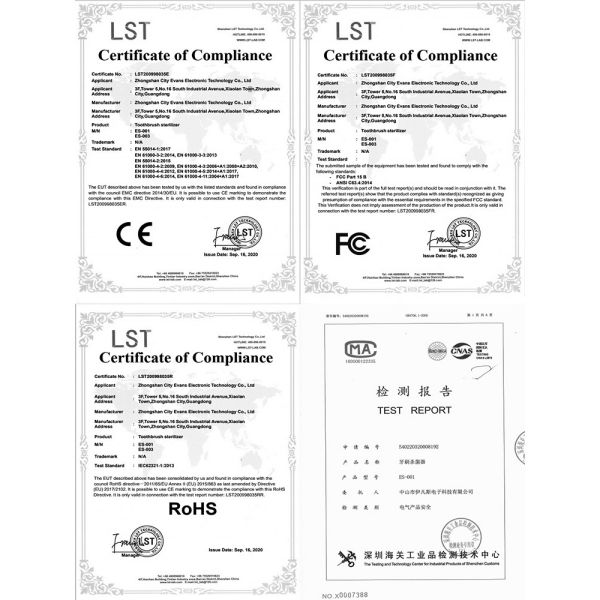 HTH0000001 電動牙刷消毒器紫外線烘乾旅行迷你便攜無線牙刷消毒盒 20 1