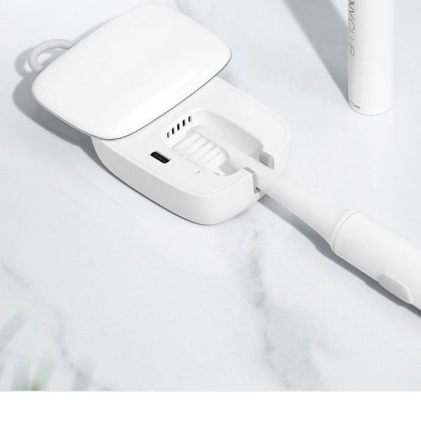 HTH0000001 電動牙刷消毒器紫外線烘乾旅行迷你便攜無線牙刷消毒盒 6 1