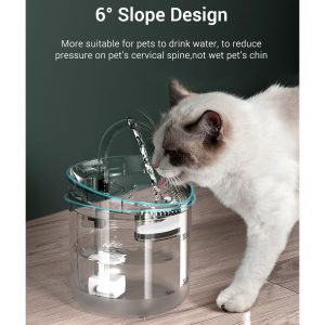 BHB0000010 貓星人自動感應全透明寵物飲水機 26 6 300x300