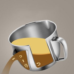 BHB0000038 304不銹鋼隔油壺分離濾油連蓋 廚房家用 隔油器油水分離器 1 300x300