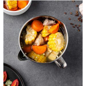 BHB0000038 304不銹鋼隔油壺分離濾油連蓋 廚房家用 隔油器油水分離器 18 300x300