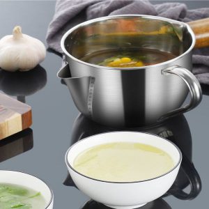 BHB0000038 304不銹鋼隔油壺分離濾油連蓋 廚房家用 隔油器油水分離器 34 300x300