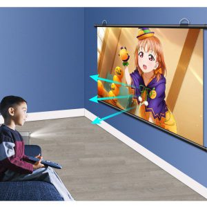 BHB0000041 4K超清家庭影院無邊框投影掛幕 免打孔移動式卡扣 5 300x300