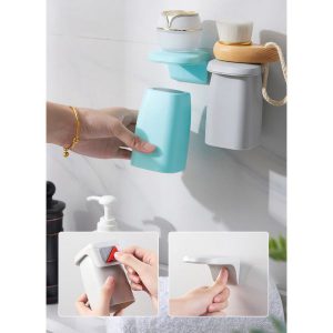 BHB0000043 免鑽孔 磁吸漱口杯 牙刷杯 水杯 4 300x300