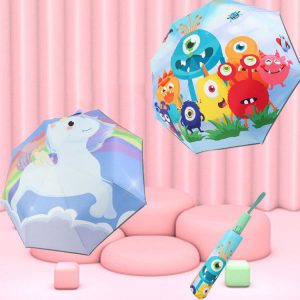全自動防彈3M反光兒童雨傘折叠防UV 1366666 300x300