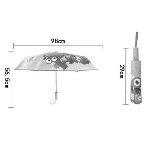 全自動防彈3M反光兒童雨傘折叠防UV 2366666 300x300