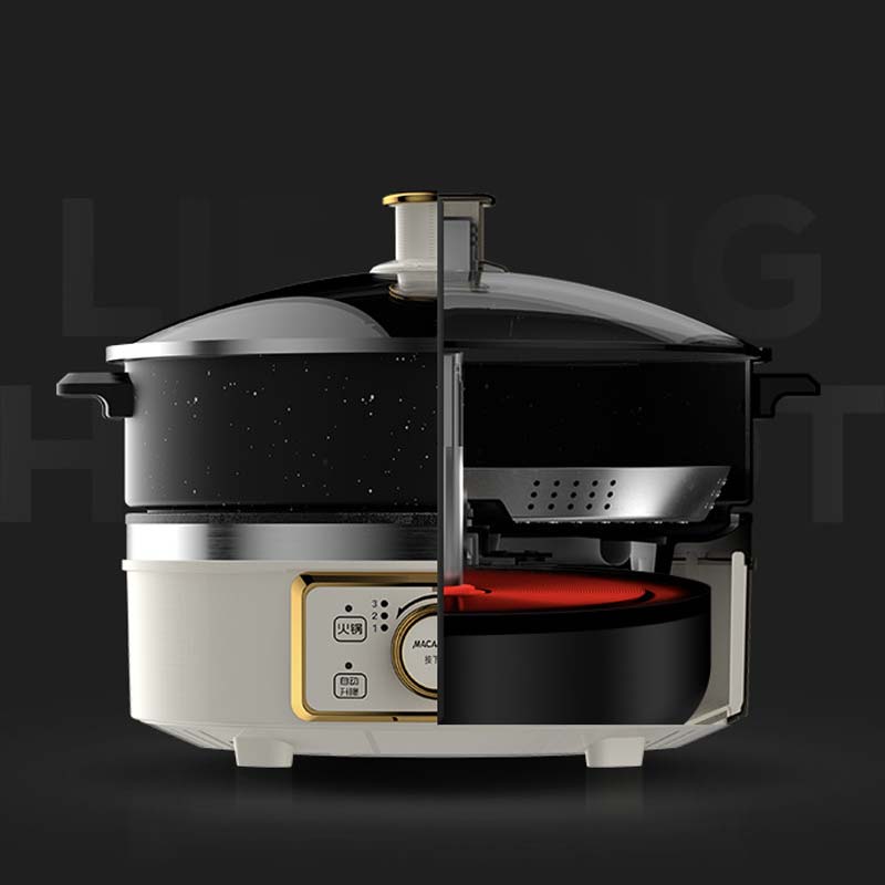 智能升降電火鍋