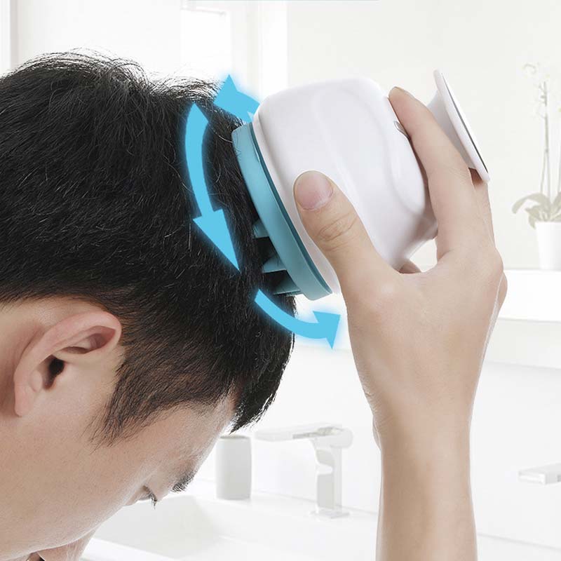 電動震動按摩洗頭刷