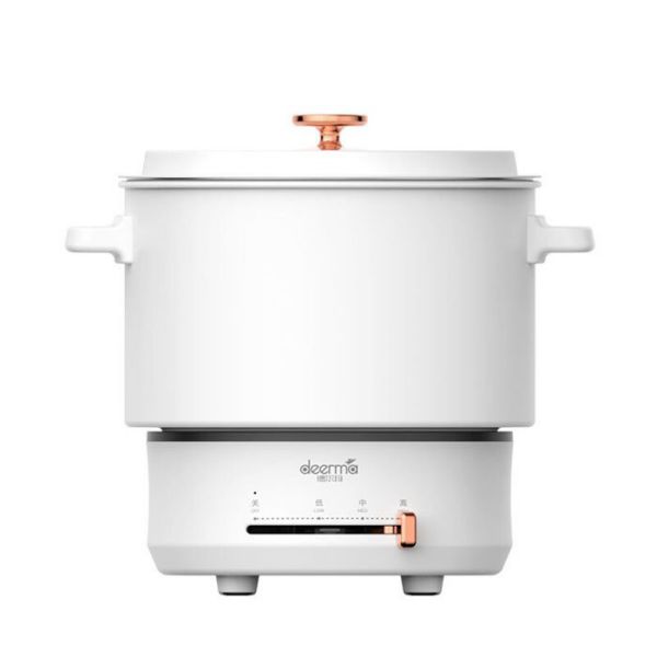 Deerma便攜式個人火鍋多功能鍋1.5L 500W DEM DG25 22 600