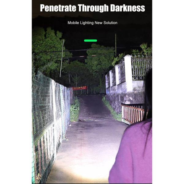 MEGAWHEELS LED 露營可充電1200流明手電筒 5 600