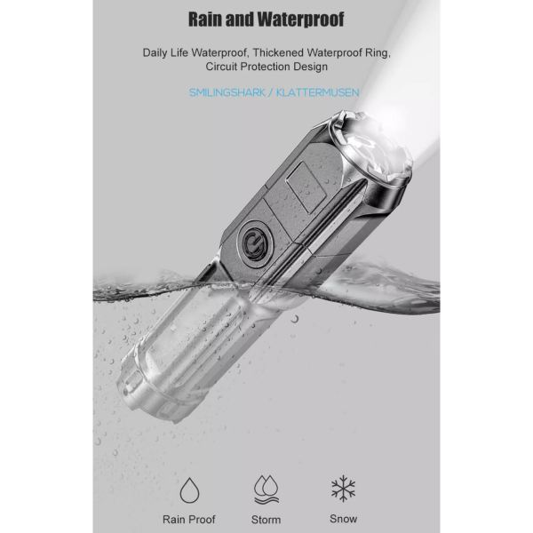 MEGAWHEELS LED 露營可充電1200流明手電筒 6 600