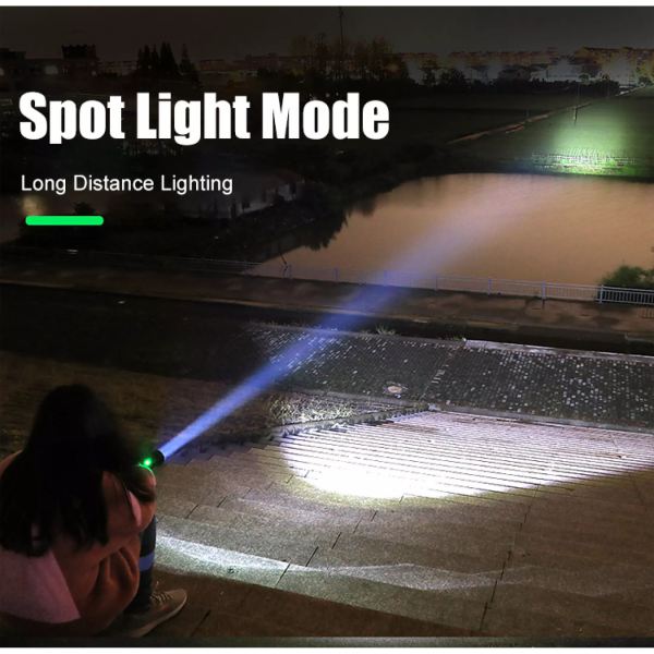 MEGAWHEELS LED 露營可充電1200流明手電筒 9 600