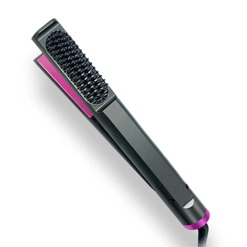 迷你負離子直發/捲髮梳+電熱直髮夾