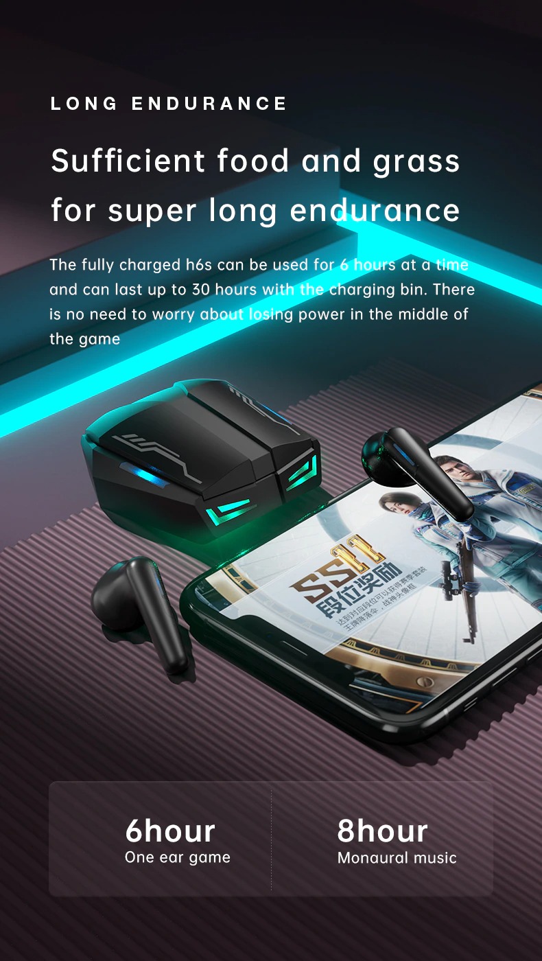 Sanag H6S 電競級airpods半入耳式耳機 17