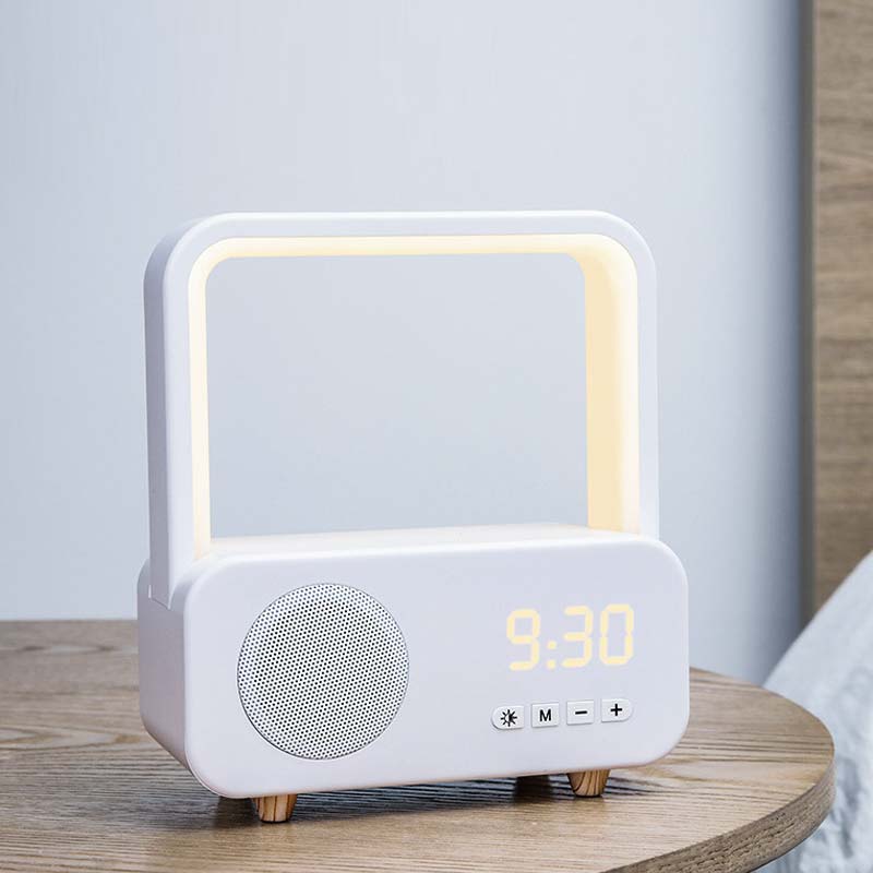 智能藍牙喇叭 USB充電 備有時鐘&小夜燈功能