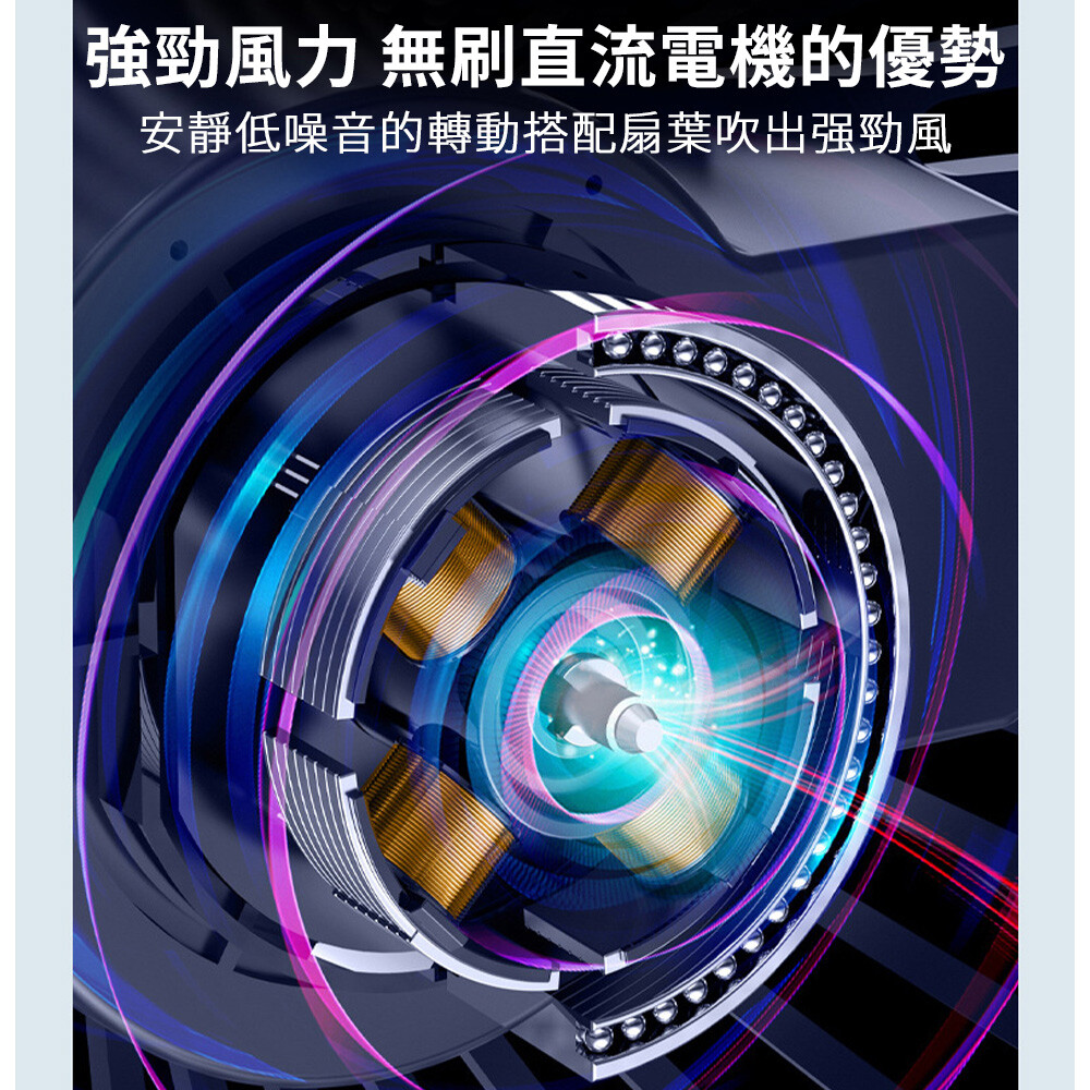 夜燈風扇掛牆夾都得USB充電 11