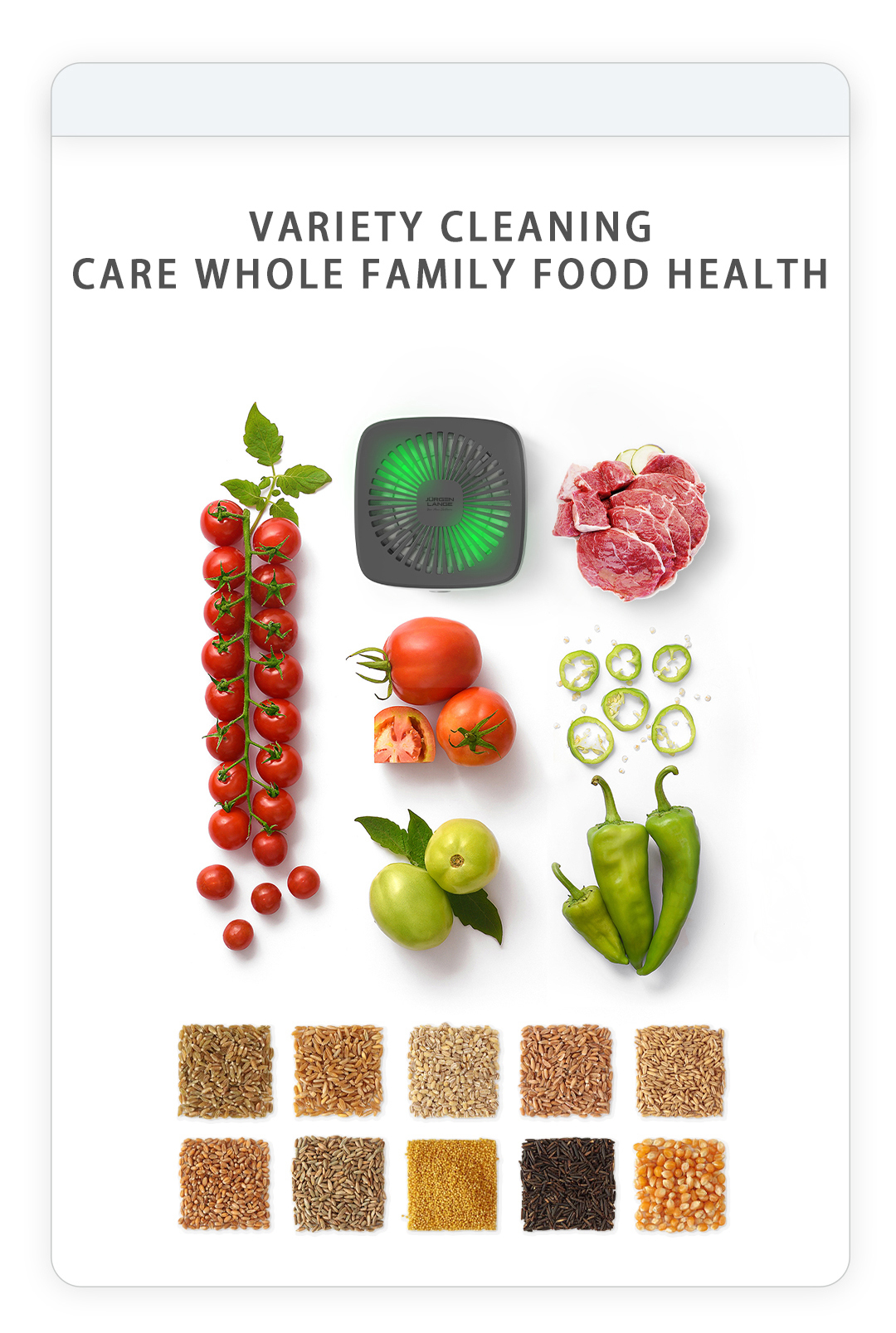 JÜRGEN LANGE蔬果食品清洗機-USB充電 蔬果食品清洗機