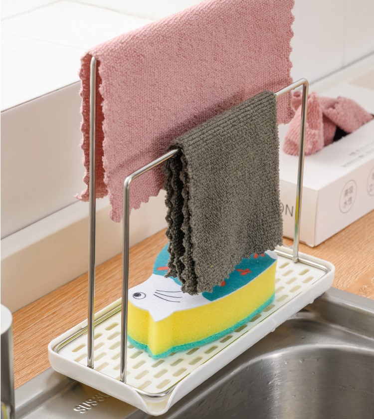 IMAKARA廚房瀝水抹布架 10